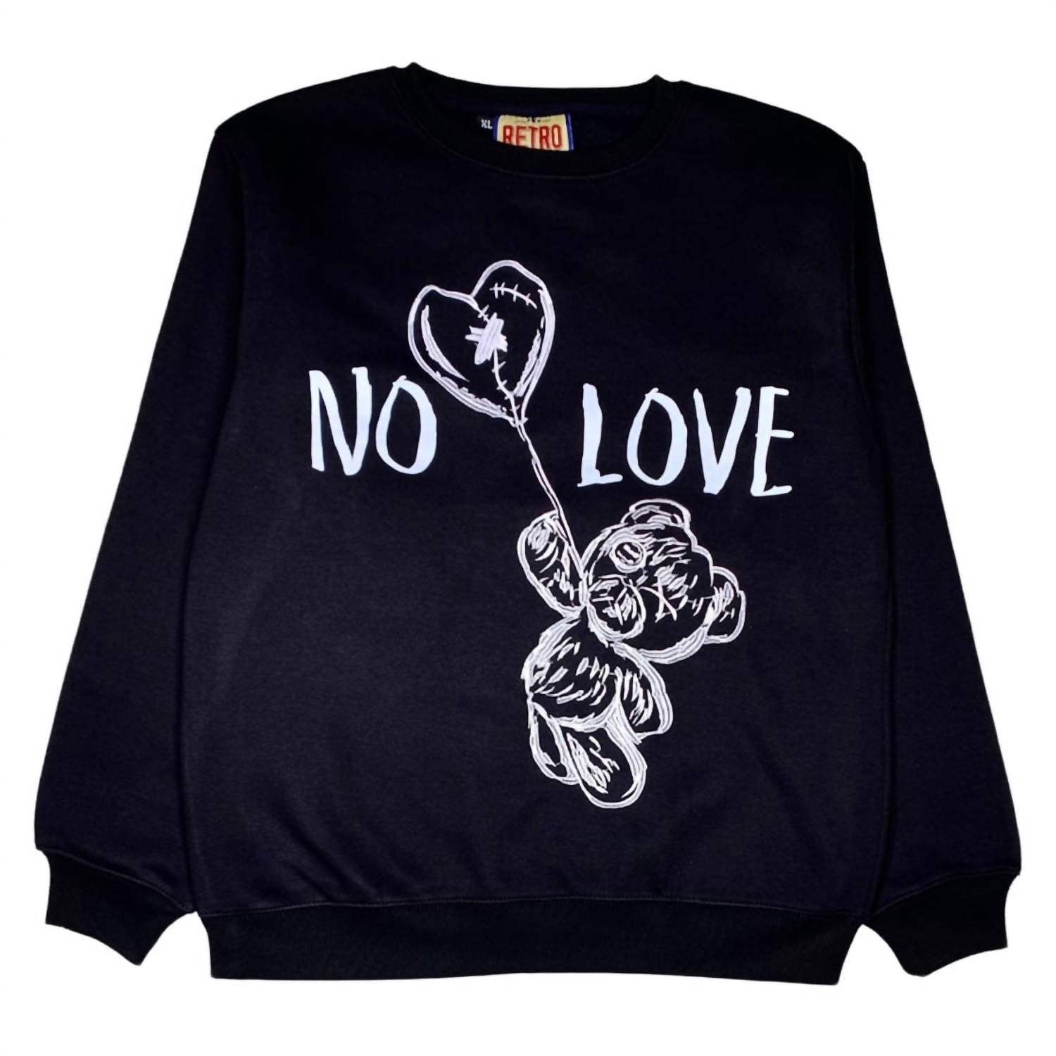 Retro Label - MEN'S 1S OG NO LOVE CREWNECK SWEATSHIRT