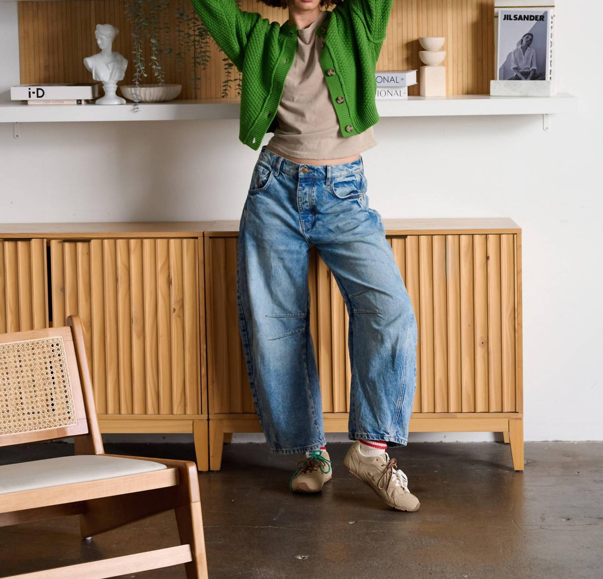 Free People - Good Luck Mid Rise Barrel Jeans