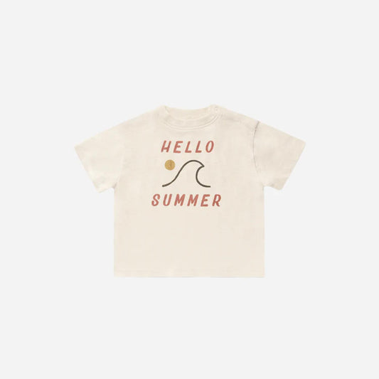 Rylee + Cru - Kids Relaxed Hello Summer Graphic Tee