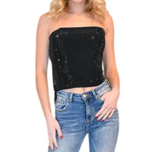 Glam - Bedazzled Bustier Top