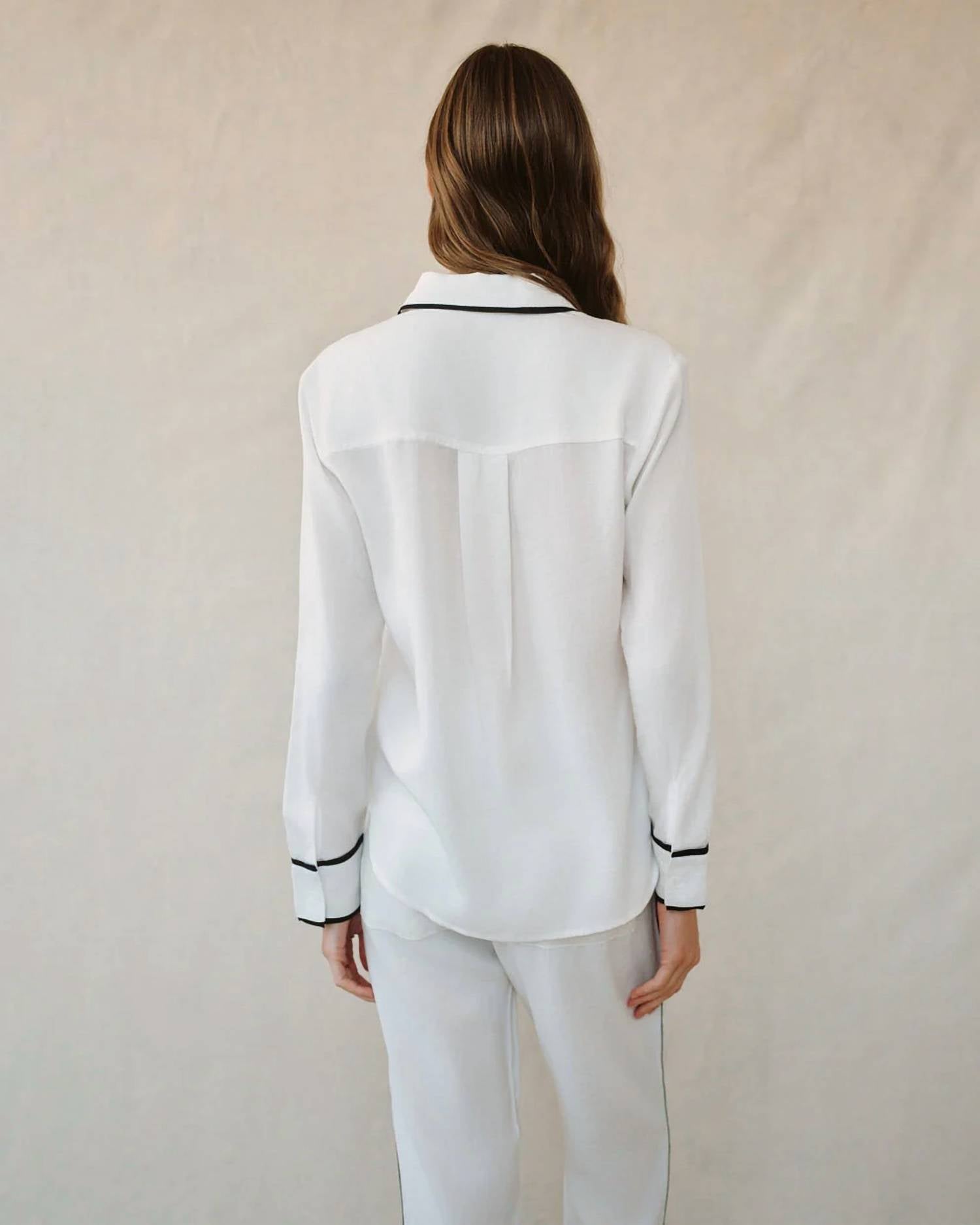 Bella Dahl - Contrast Trim Shirt