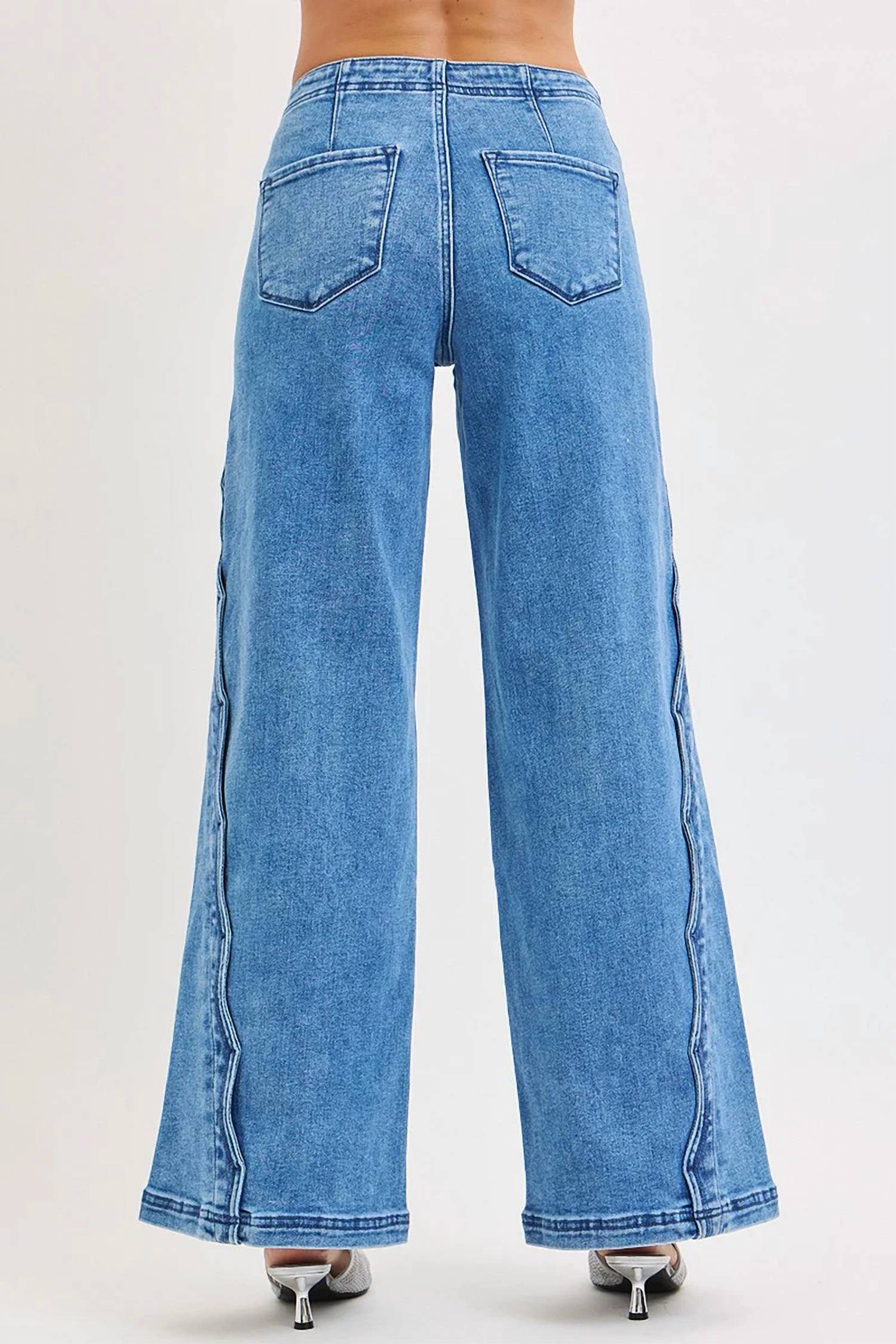 Risen - Scalloped Jeans