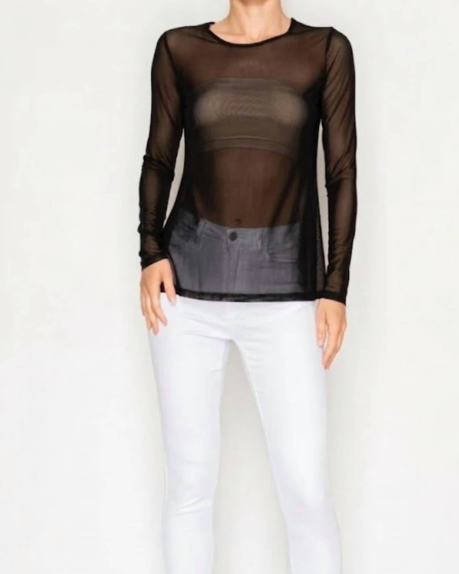Origami - On A Dime Mesh Top