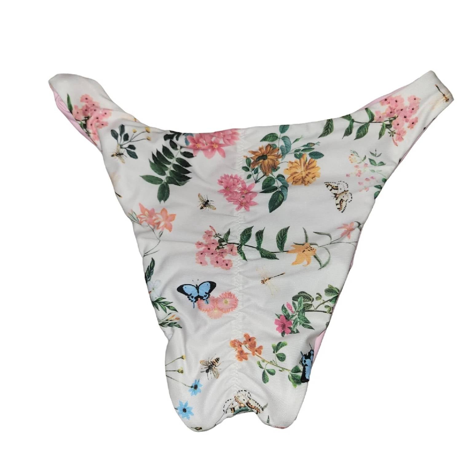 Pq Swim - Women's Reversible Floral Bikini Bottom