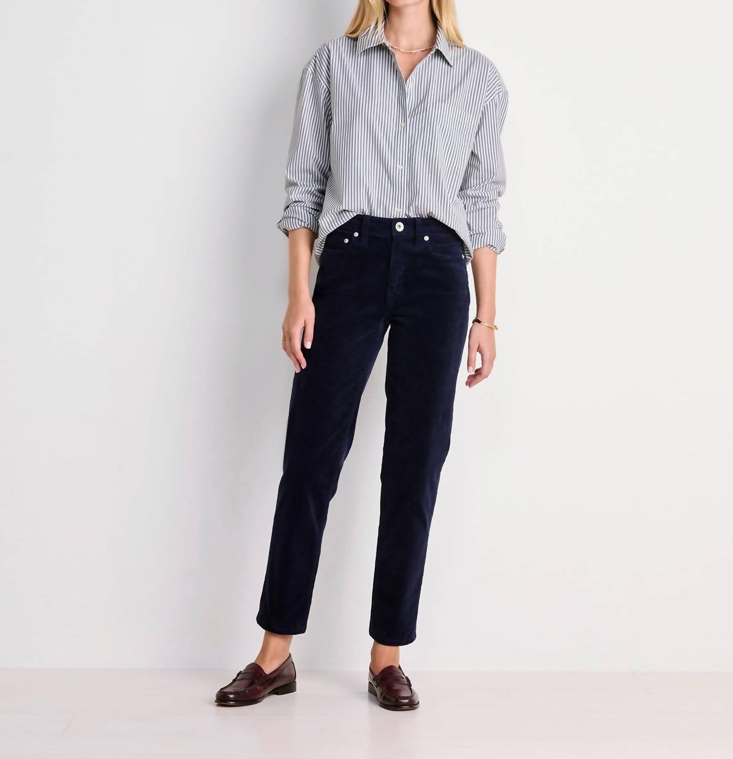 Vineyard Vines - Mid Rise Ankle Corduroy Pants