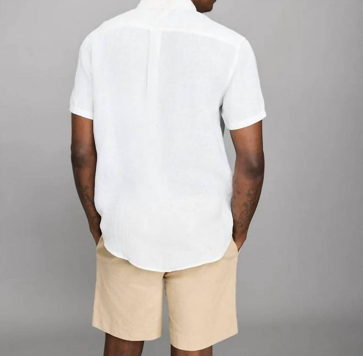 Billy Reid - Short Sleeve Linen Tuscumbia Button Down Shirt