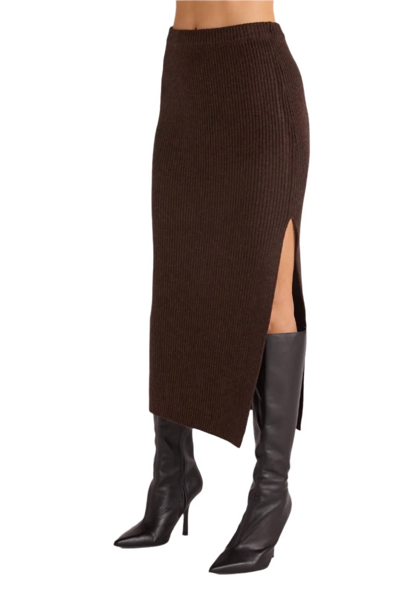 Bella Dahl - Knit Side Slit Skirt