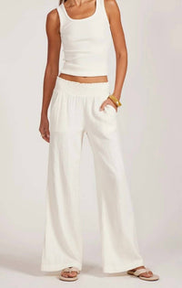 Bobi - Crop Wide Leg Beach Pants