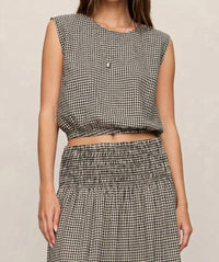 Z Supply - Merit Gingham Crop Top