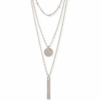 Zad - Women's Triple Layer Chain Necklace