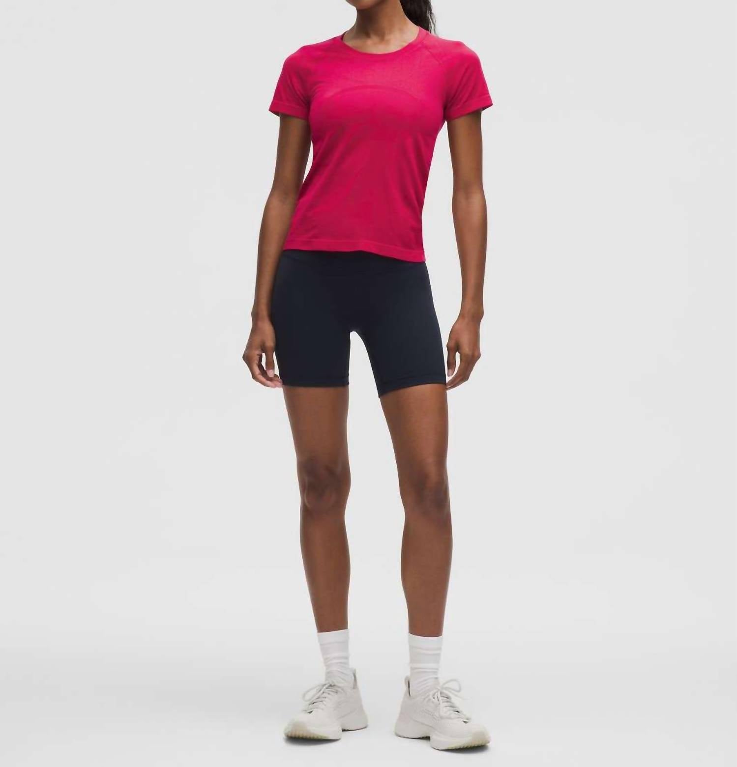 lululemon Swiftly Tech Short Sleeve 2.0 Top in pink dragonfruit - women's t-shirt - alternate view