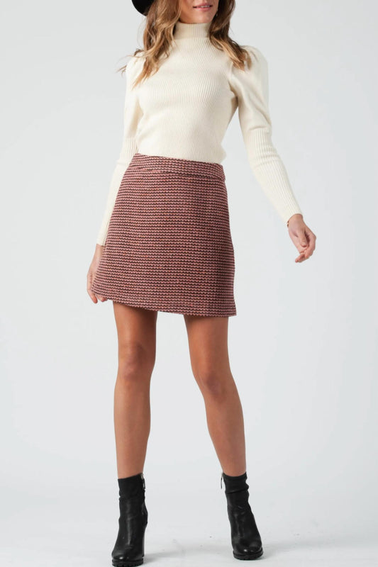 BIANCA A-LINE MINI SKIRT