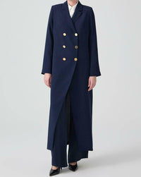 Touche Prive - Long Crepe Trench Coat