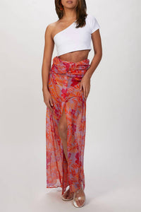 TROPICAL GEORGETTE SKIRT