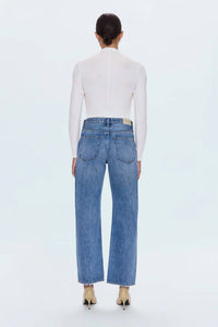 Pistola - Lexi Mid Rise Bowed Straight Leg Jean