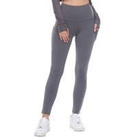 GOLDHAUS High Rise Leggings in charcoal - women's pants