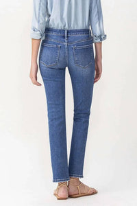 Lovervet - Maggie Mid Rise Slim Ankle Straight Jeans