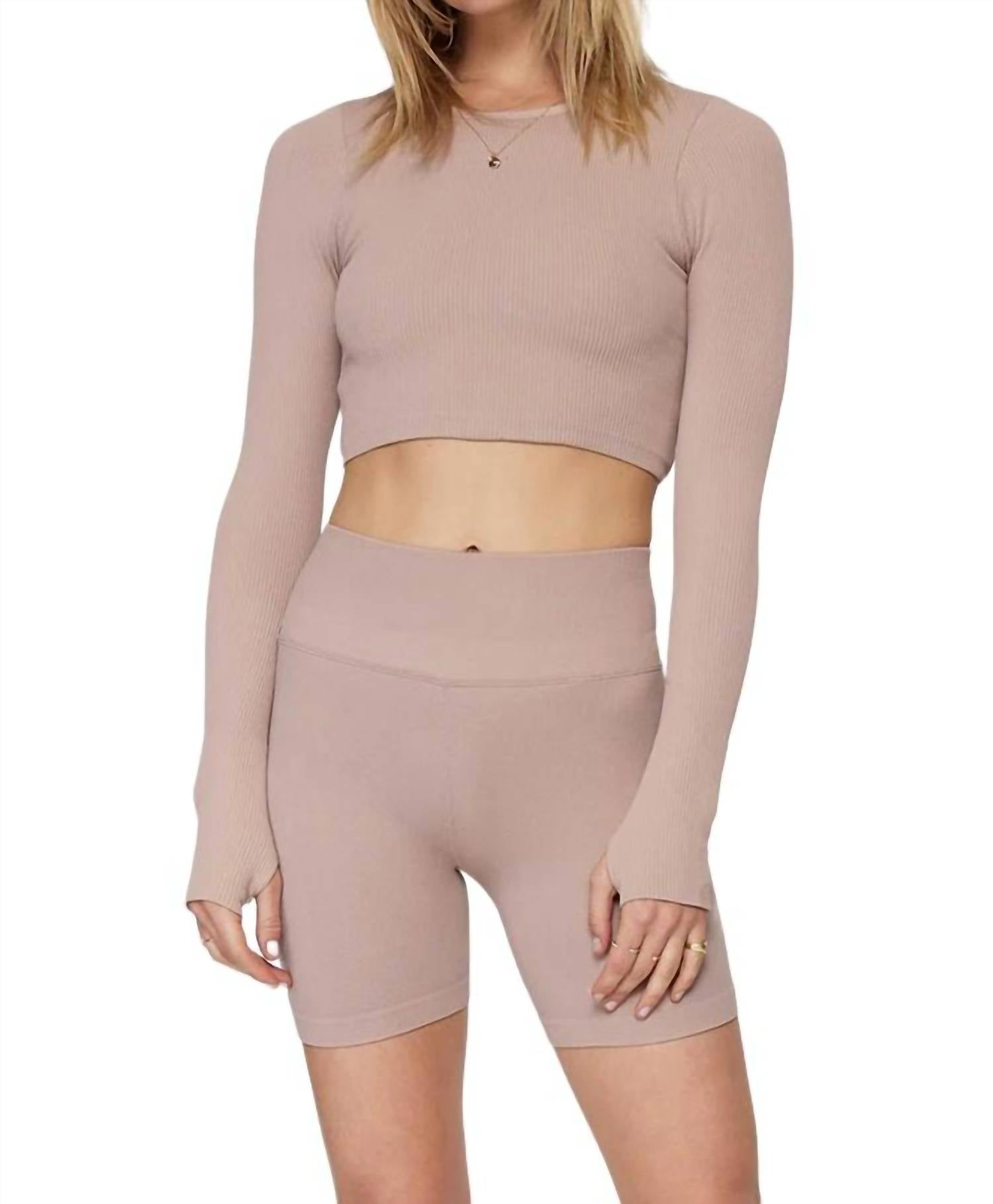 Spiritual Gangster - SERENE TWIST BACK LONG SLEEVE TOP