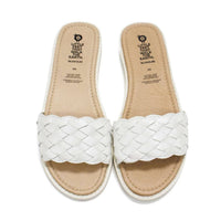 Oldsoles - Girl's Puff Leather Slides