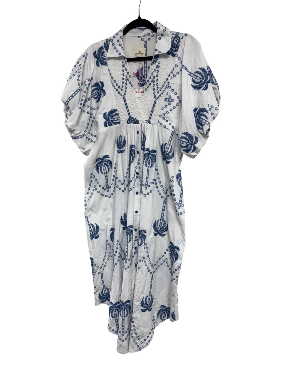 Umgee - Women's V Neck Collared Midi Dress