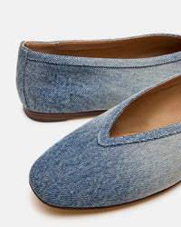 STEVE MADDEN Women's Leni Ballet Flats in denim - women's flats - view 4