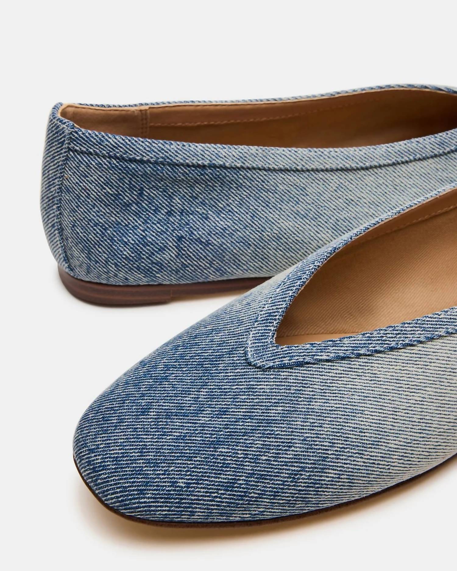 STEVE MADDEN Women's Leni Ballet Flats in denim - women's flats - view 4