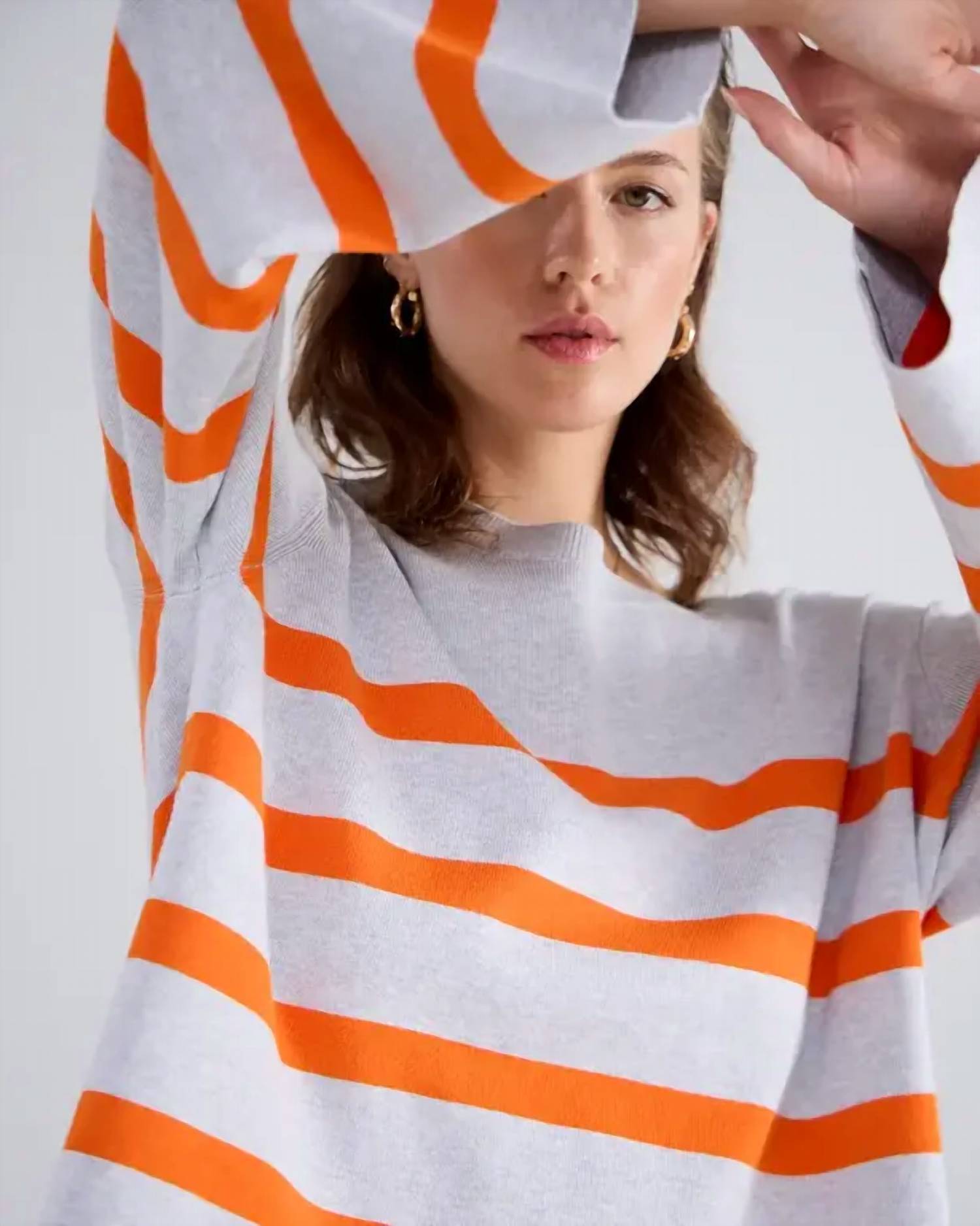 Summum - Striped Viscose Blend Sweater