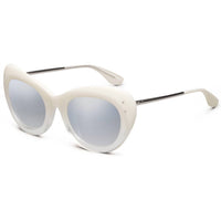 Faye - Chrome / Light Blue Chrome Flash Lens
