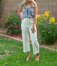 Gilli - Dusty Ruffle Sleeveless Top