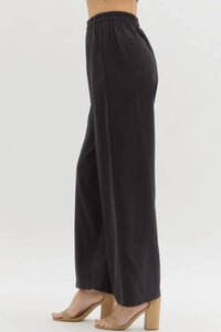 Entro - Ashley Pintuck Straight Leg Trouser Pants