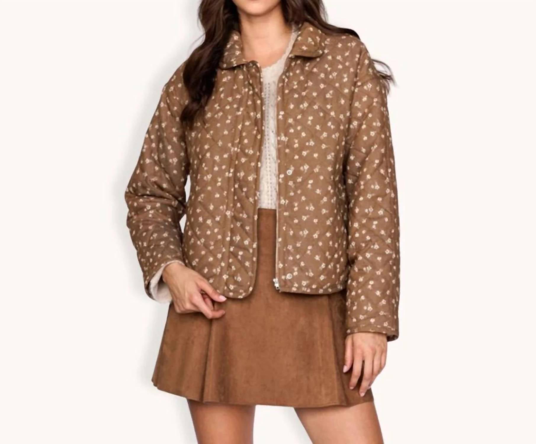 Storia - Floral Quilted Jacket