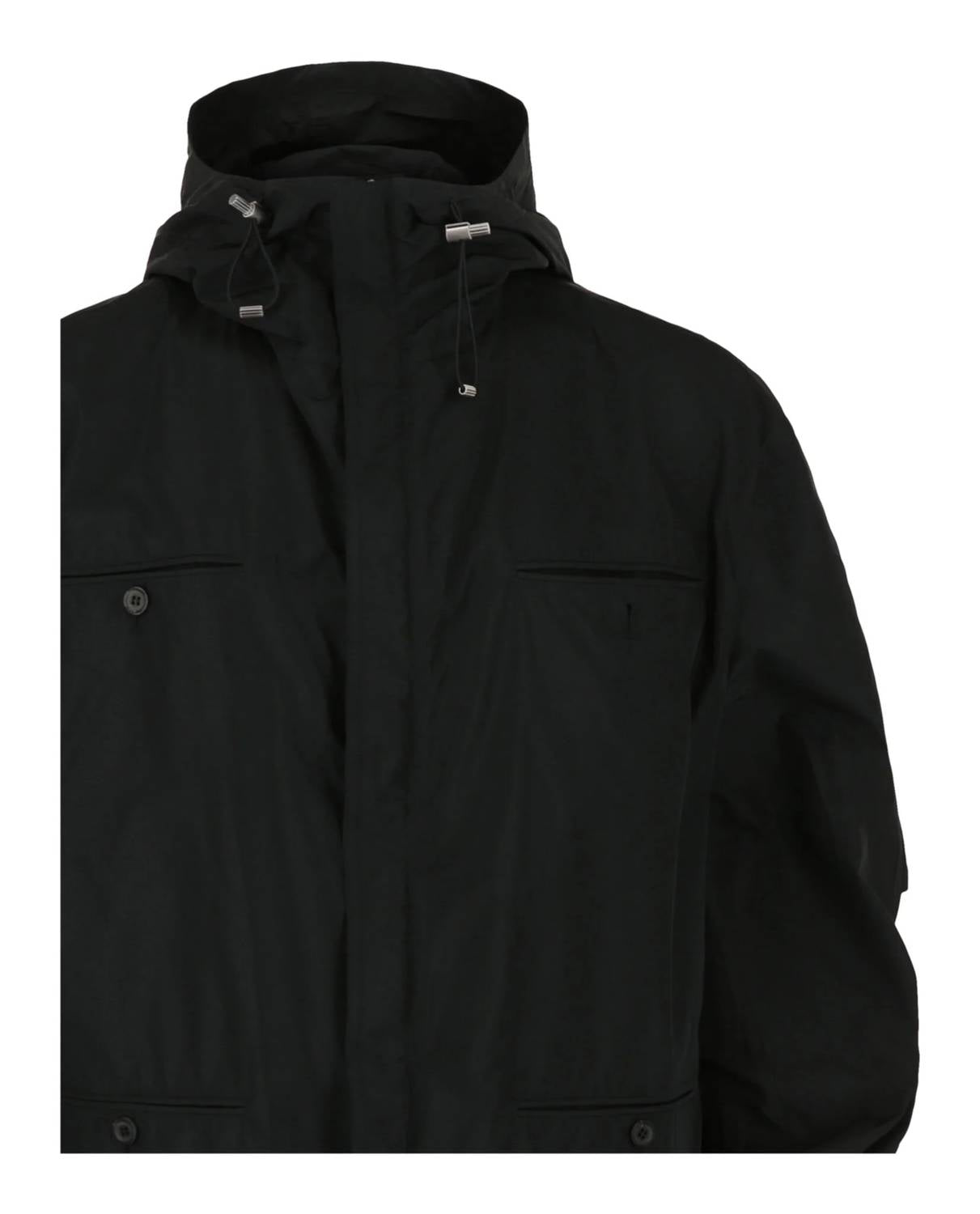 Salvatore Ferragamo - Men's Hooded Windbreaker Jacket