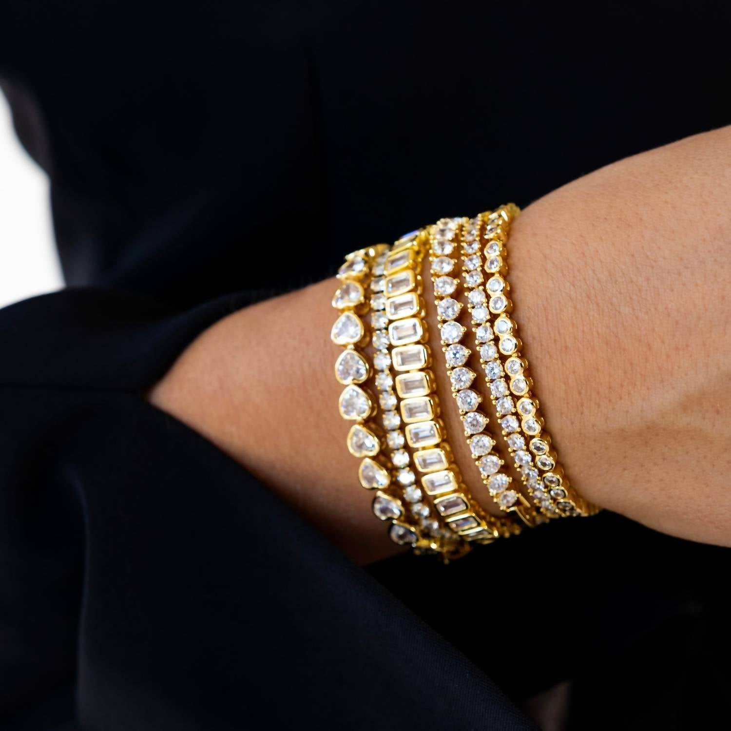 Sahira Jewelry Design - Women's Bezel Tennis Bracelet