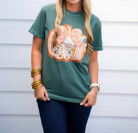 Southern Babe Wholesale - Pattern Pumpking Tee