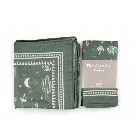 The Care Collective - CACTUS PRINT BANDANA