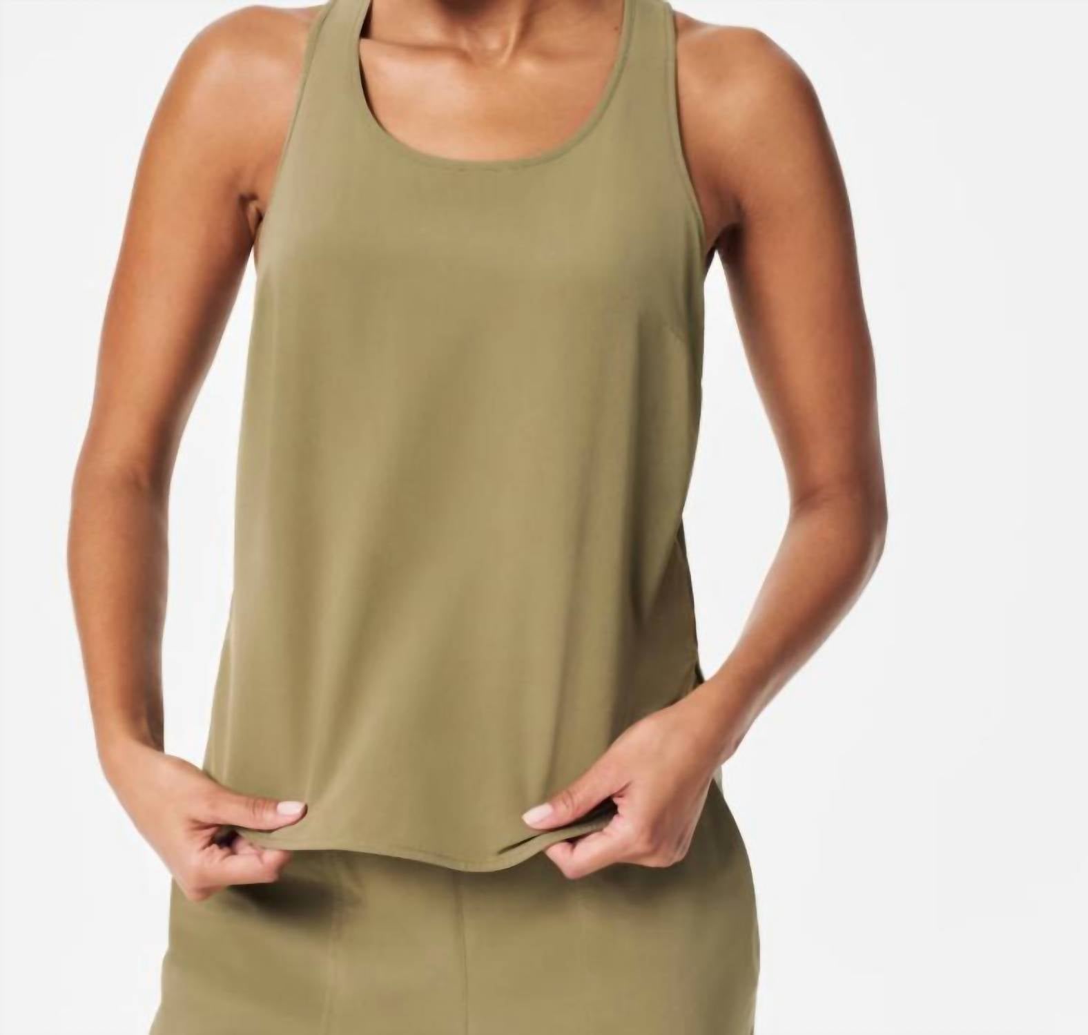 Spanx - Casual Friday Curved Hem Tank Top
