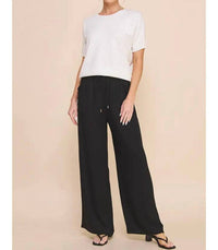 Allie Rose - Soft Linen Wide Leg Pants