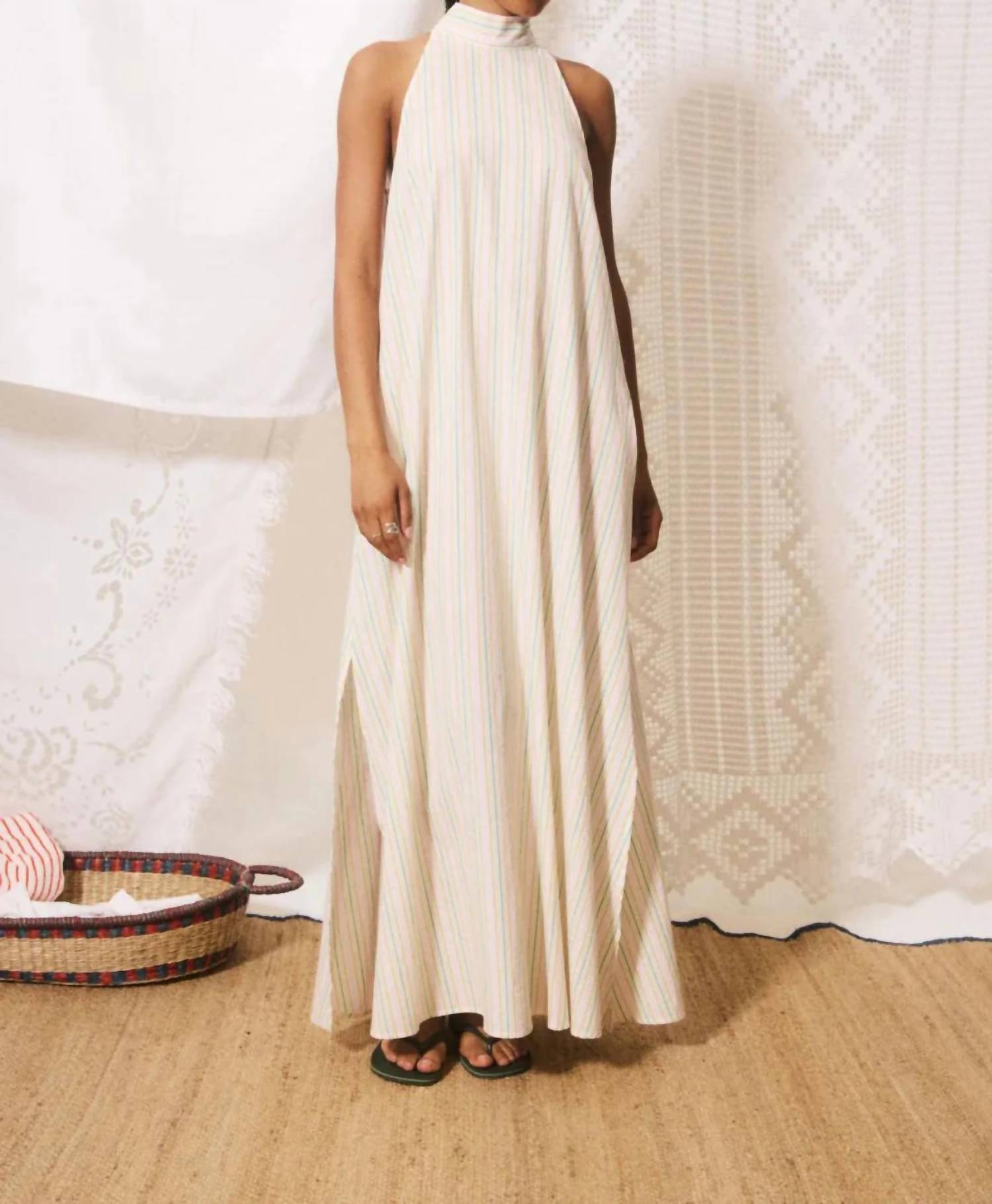 Frnch - Giuseppina High-neck Maxi Dress
