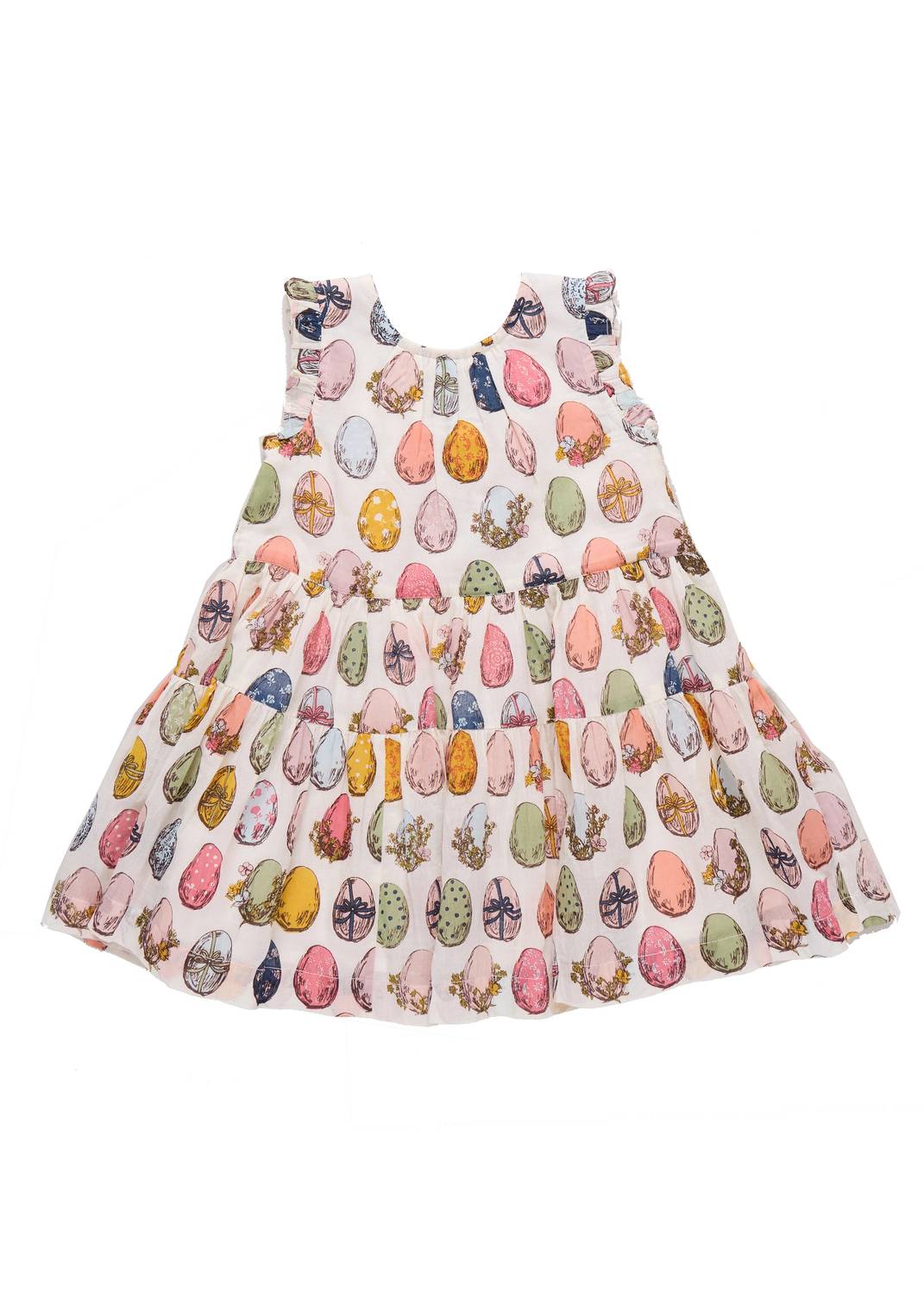 Pink Chicken - Kid's Eloise Easter Eggs Dress