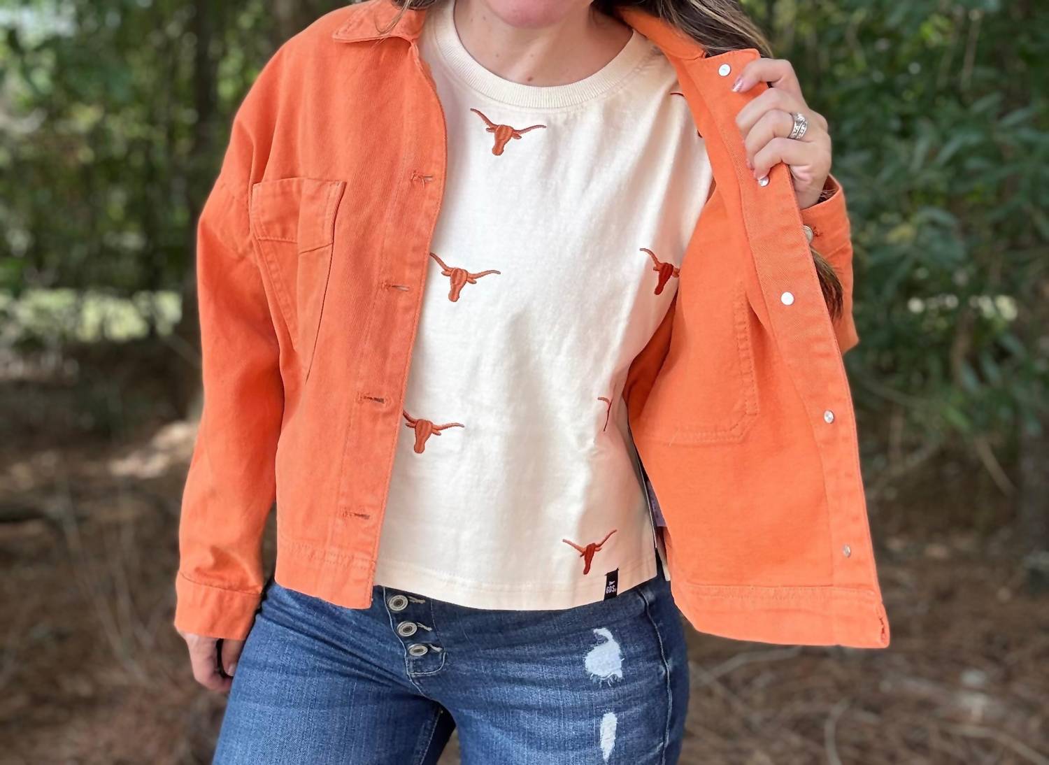 Gameday Social - Longhorns Texas Longhorns Denim Jacket