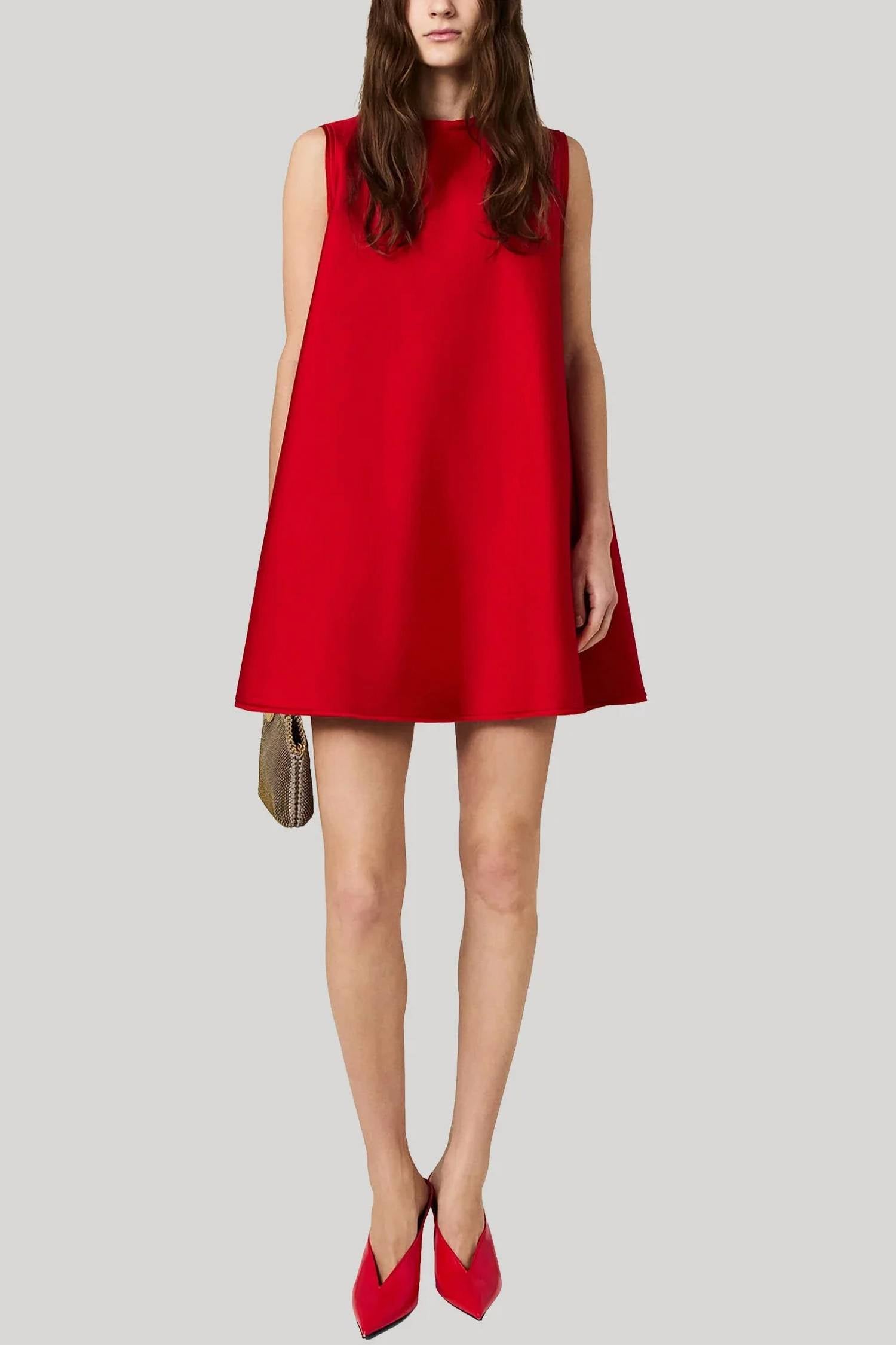 Stella Mccartney - Envers Satin A-line Mini Dress