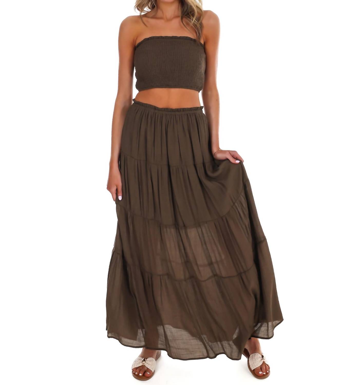 Hyfve - Women's Better People Two Piece Maxi Skirt Set