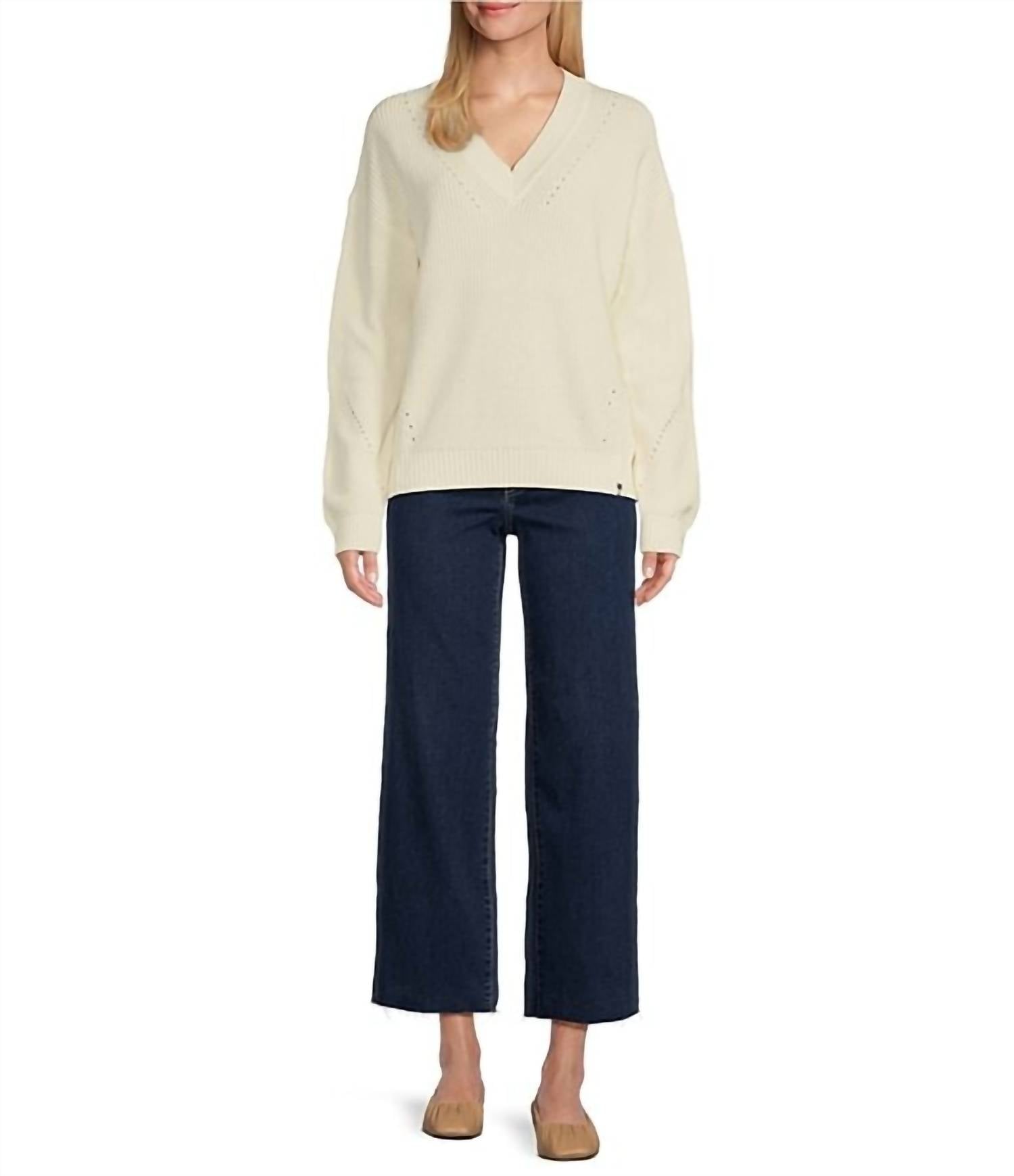 Tommy Bahama - Indigo High Rise Wide Crop Jeans