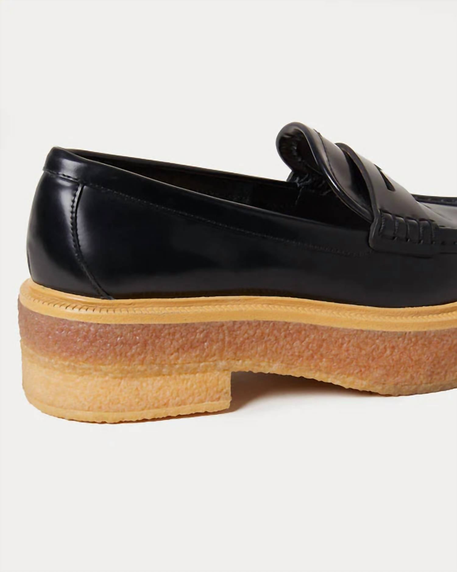 Loeffler Randall - WOMEN'S RIKKI BLACK PLATFORM LOAFER