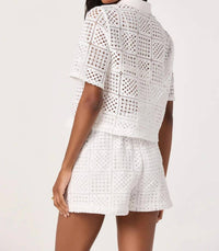 Astr - Loren Crochet Mini Shorts
