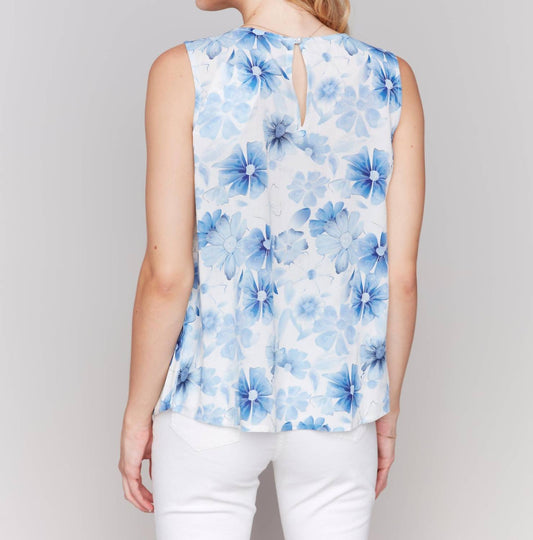 Charlie B - Printed Viscose Sleeveless Top
