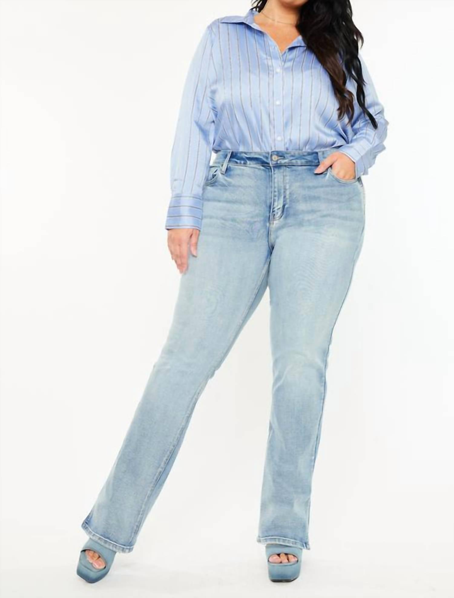Kancan - Mid Rise Y2k Bootcut Jeans
