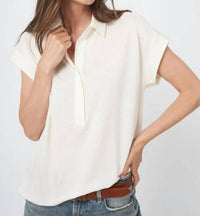 Repeat Cashmere - Silk Hem Top
