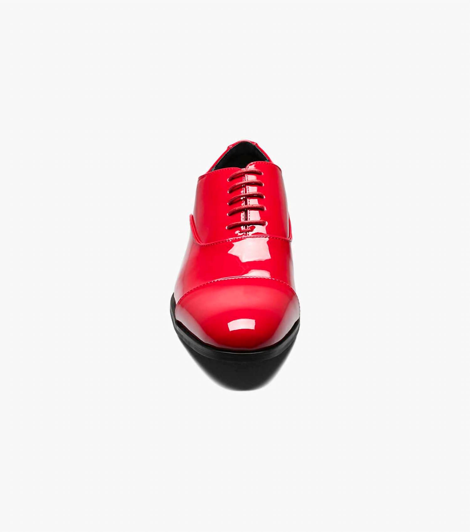 STACY ADAMS Men's Gala Cap Toe Oxfords in red - men's shoe - view 7