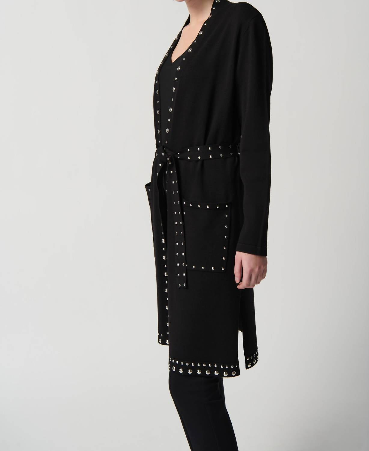 Joseph Ribkoff - Satine Sweater Knit Studded Contour Cover-up